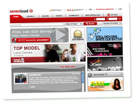 Screenshot Sevenload