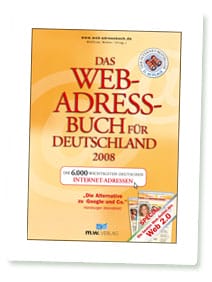 Titelbild "Web-Adressbuch für Deutschland 2008"