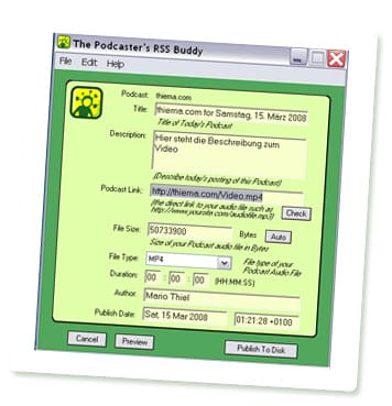 Screenshot RSS Buddy