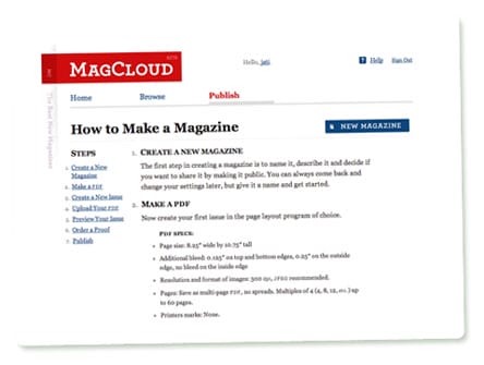 MagCloud: How to Make a Magazine