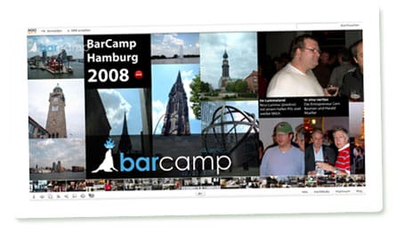 Screenshot vom MIKI zum BarCamp Hamburg