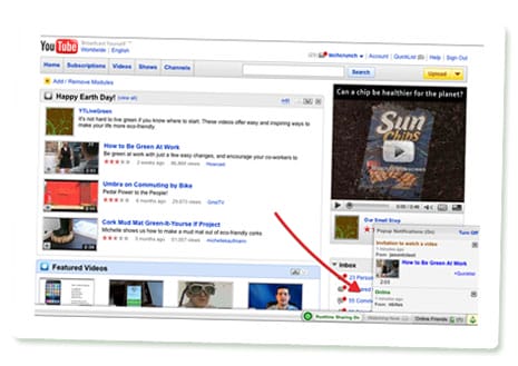 Screenshot von YouTube RealTime Screenshot von YouTube RealTime