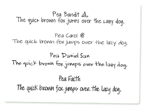 fonts-handwriting