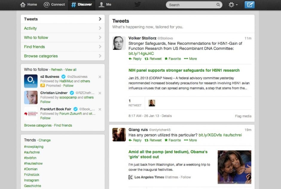 Twitter Discover