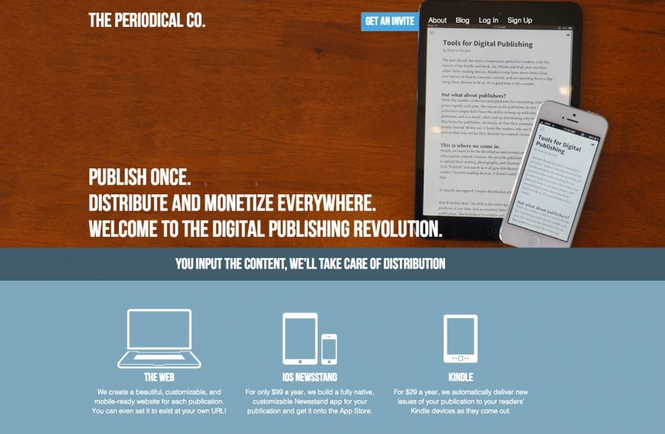 Website von The Periodical Co
