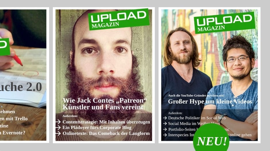 Das UPLOAD Magazin im September 2013