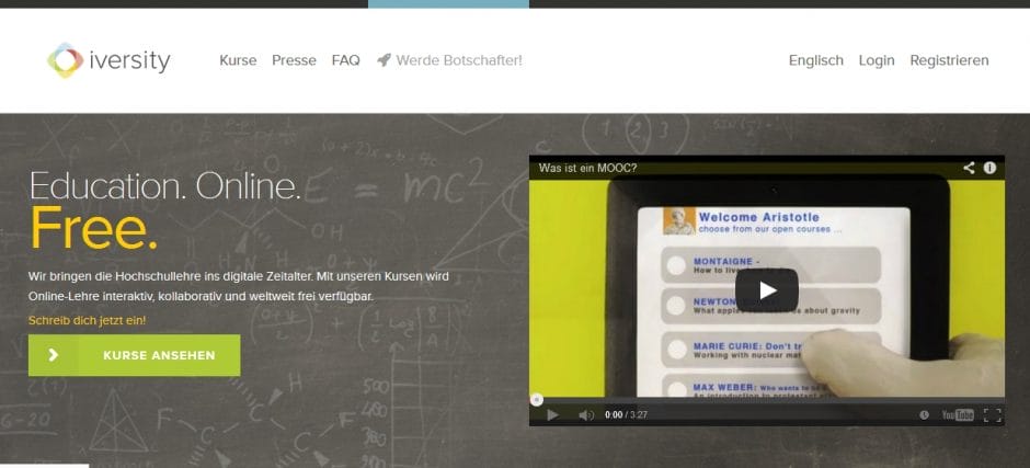 iversity - MOOC aus Berlin