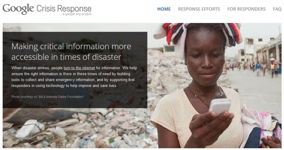 Google Crisis Response