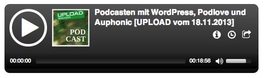 Podlove Web Player