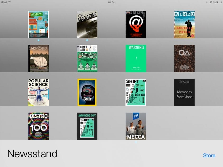 App im Newsstand