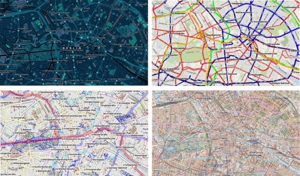 OSM-Karten für Berlin