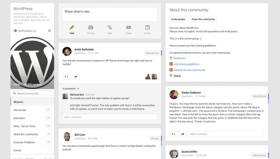 Google+ Community