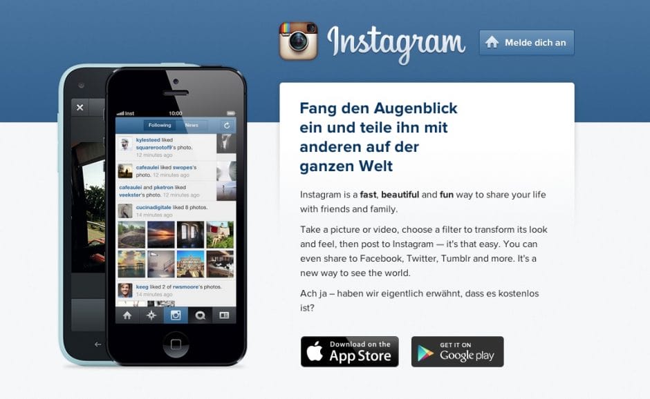 Instagram-Website