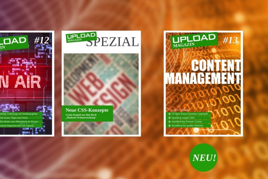 UPLOAD Magazin #13 „Content Management“