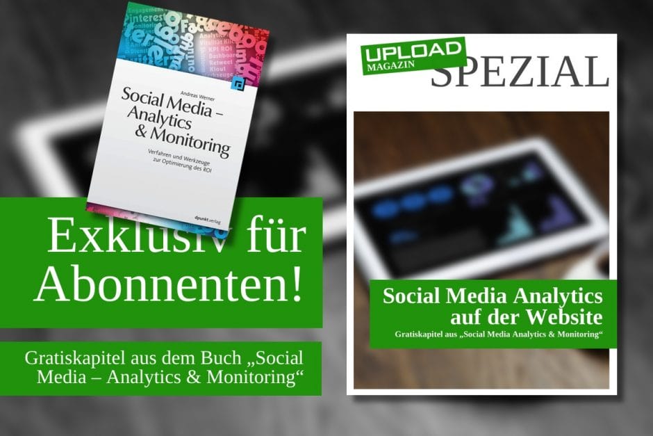 UPLOAD Spezial „Social Media Analytics auf der Website“