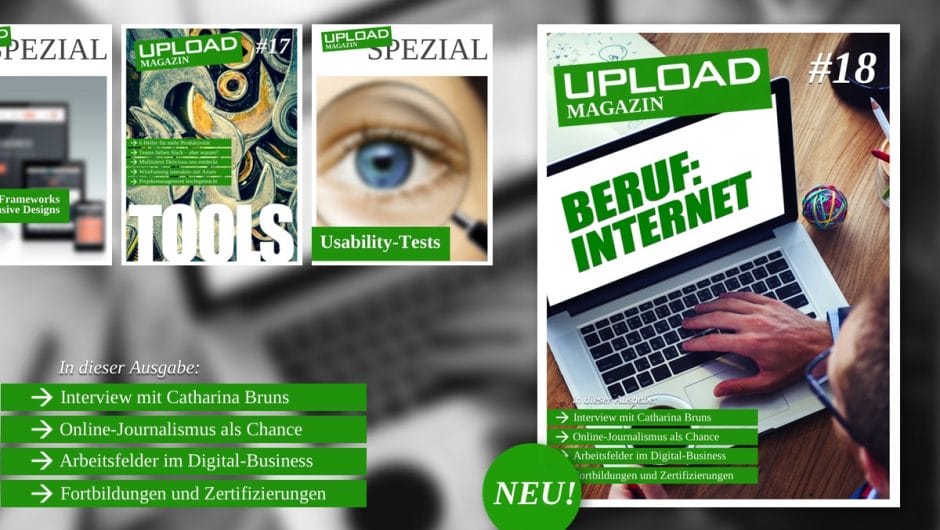 UPLOAD Magazin im Januar 2015