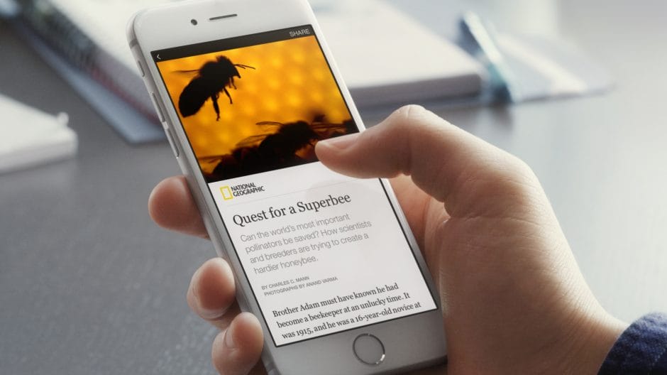 Mit den Instant Articles stellte Facebook ein viel diskutiertes Feature vor (Bild: Facebook).