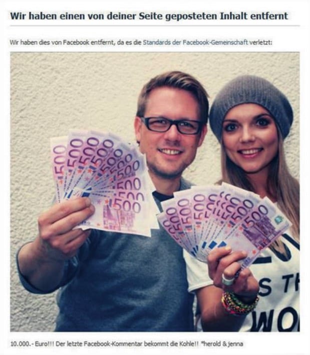 Gleich mehrere Fauxpas hat sich der Radiosender bei diesem Gewinnspiel erlaubt. Nicht nur gesetzliche Vorgaben wurden ignoriert, auch die Nutzungsbedingungen von Facebook waren dem Gewinnspielveranstalter anscheinend unbekannt.