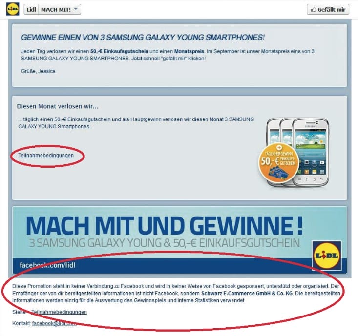 Eine immer noch sehr gute Lösung: eine Gewinnspiel-App. Zwar mag es aufwendiger und zeitintensiver sein, eine solche App zu erstellen, dafür wirkt ein Gewinnspiel über eine solche App regelmäßig deutlich professioneller als etwa das von Petras Blumenladen weiter oben.