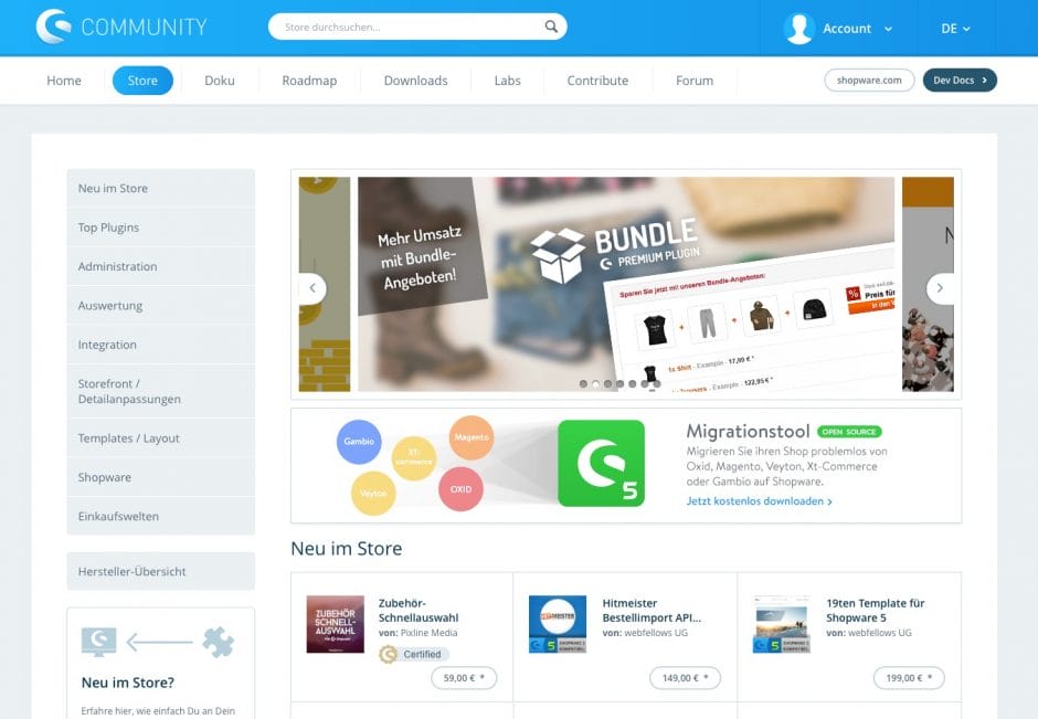 Shopware-Community-Store