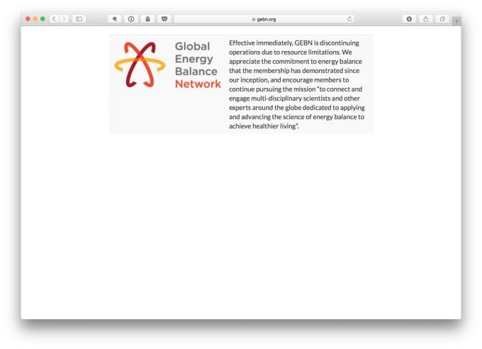 Website des Global Energy Balance Network