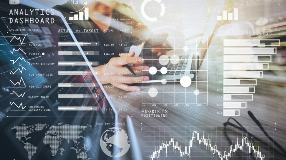 Bild symbolisiert Messzahlen, wie sie für Content-KPIs benötigt werden, wenn du den Content-Erfolg messen willst