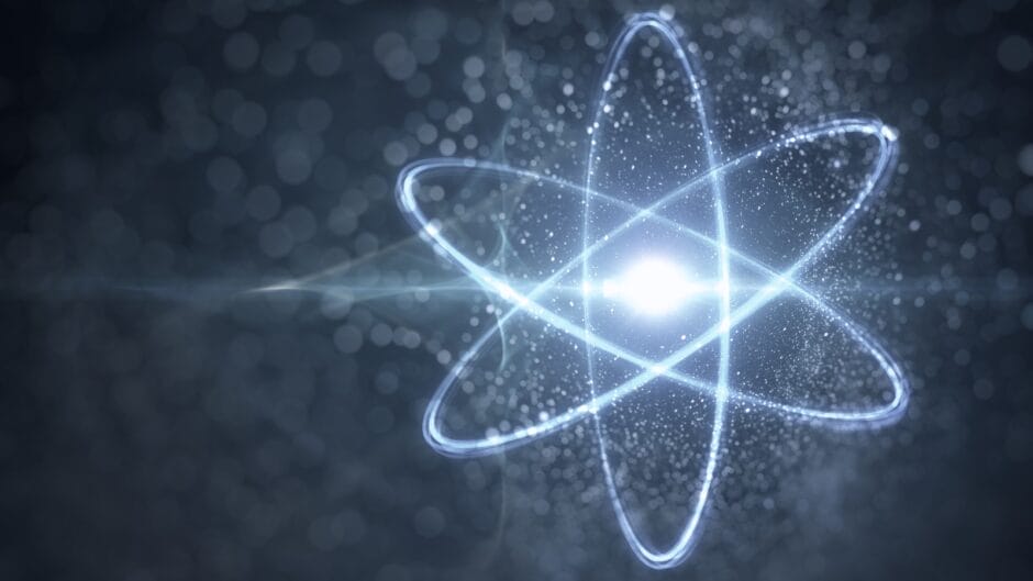 Die Illustration eines Atoms visualisiert das Konzept des Atomic Content