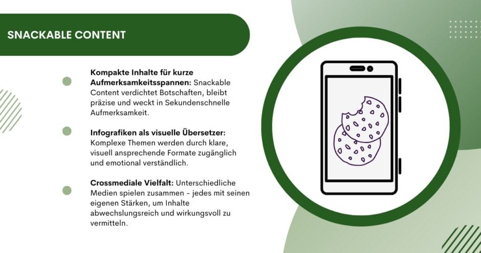 Die Grafik listet wesentliche Aussagen des folgenden Abschnitts auf.
